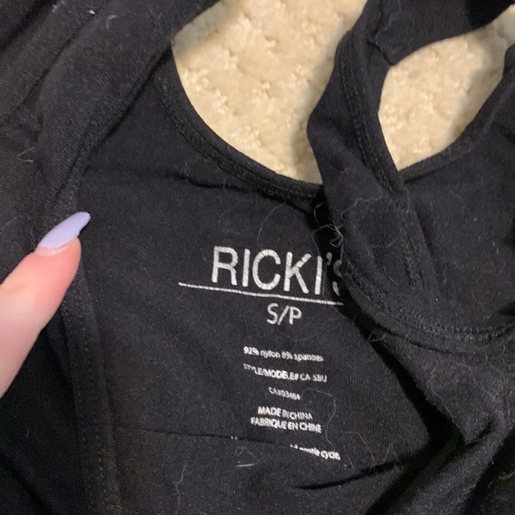 Plain black tank top from ricki’s. Size small - Picture 2 of 4